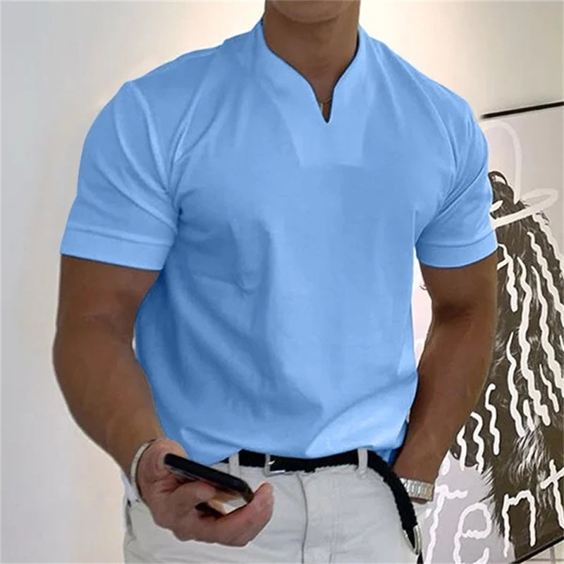 Camiseta Slim Fit Elegante para hombre 50% OFF Hoy
