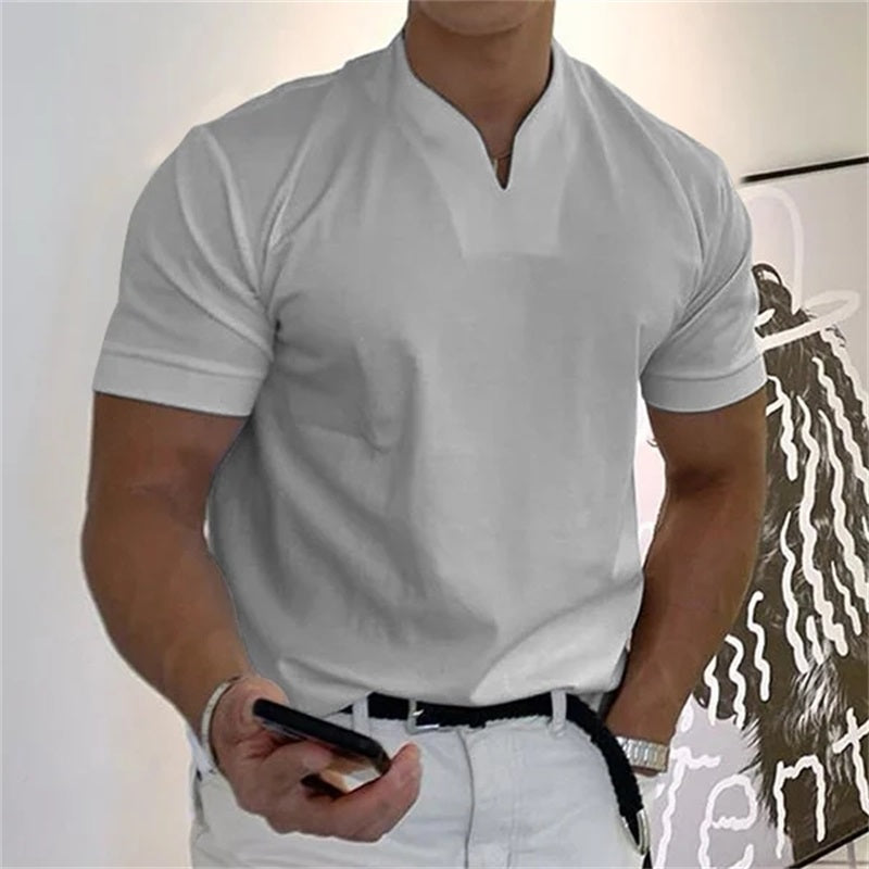 Camiseta Slim Fit Elegante para hombre 50% OFF Hoy