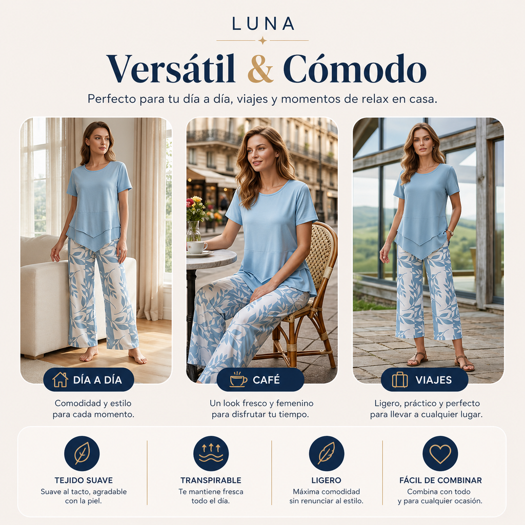 LUNA Breeze Chic™ – Conjunto Premium | 50% HOY
