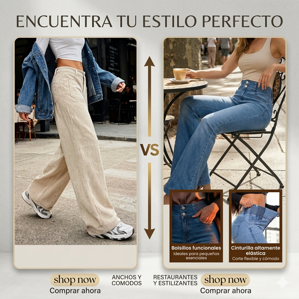 50% Descuento oferta por tiempo limitado💕Jean de campana y tiro alto👖