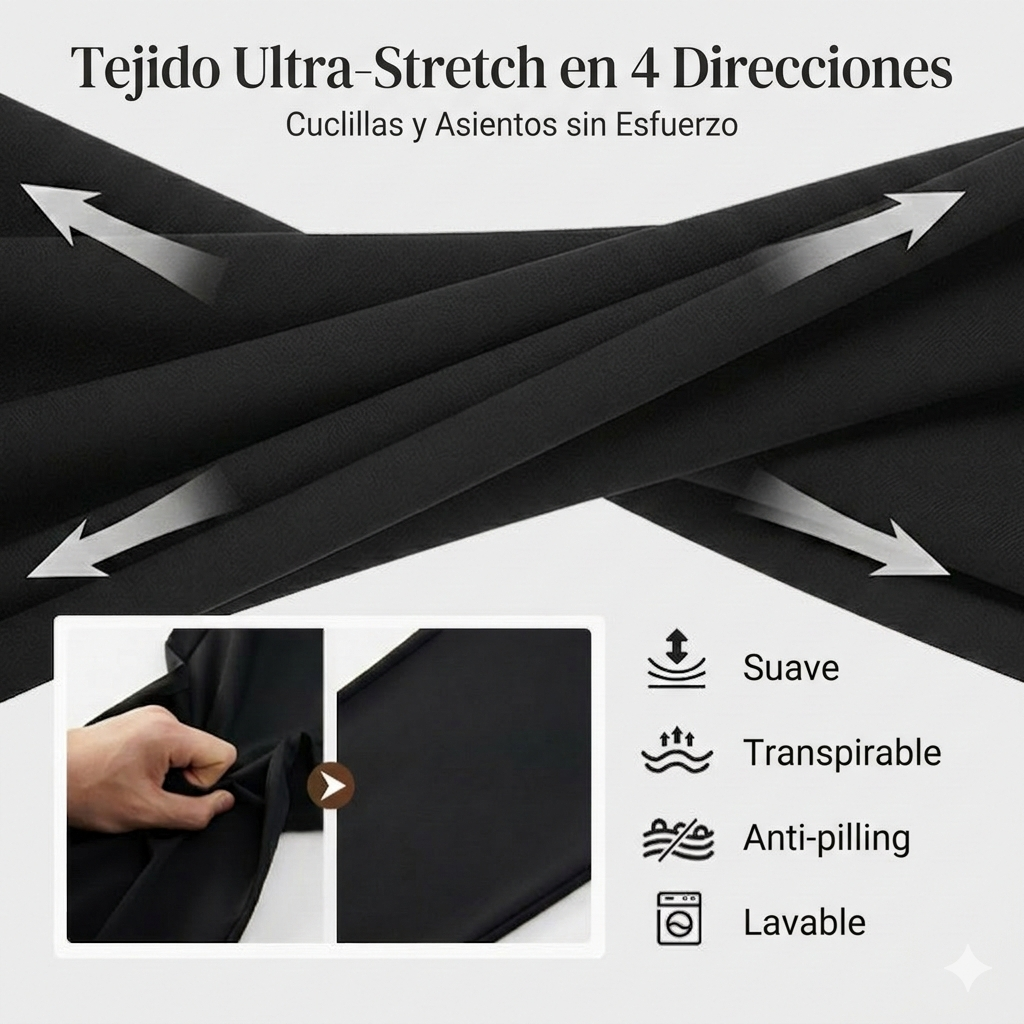 50% Descuento oferta por tiempo limitado ⏳Pantalon de Vestir de Tiro Alto