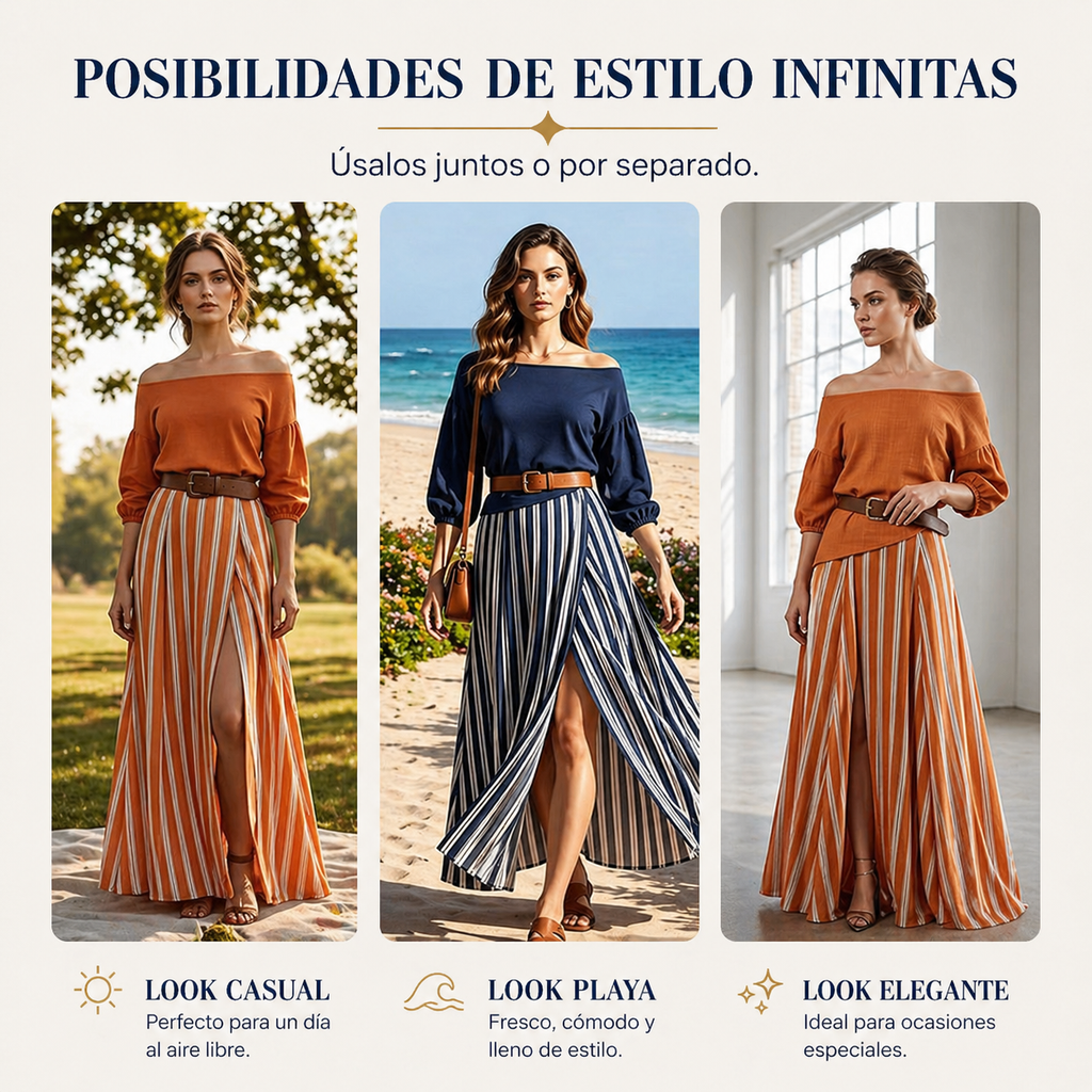 🔥 LUNA Rayas Elegantes™ – 50% HOY