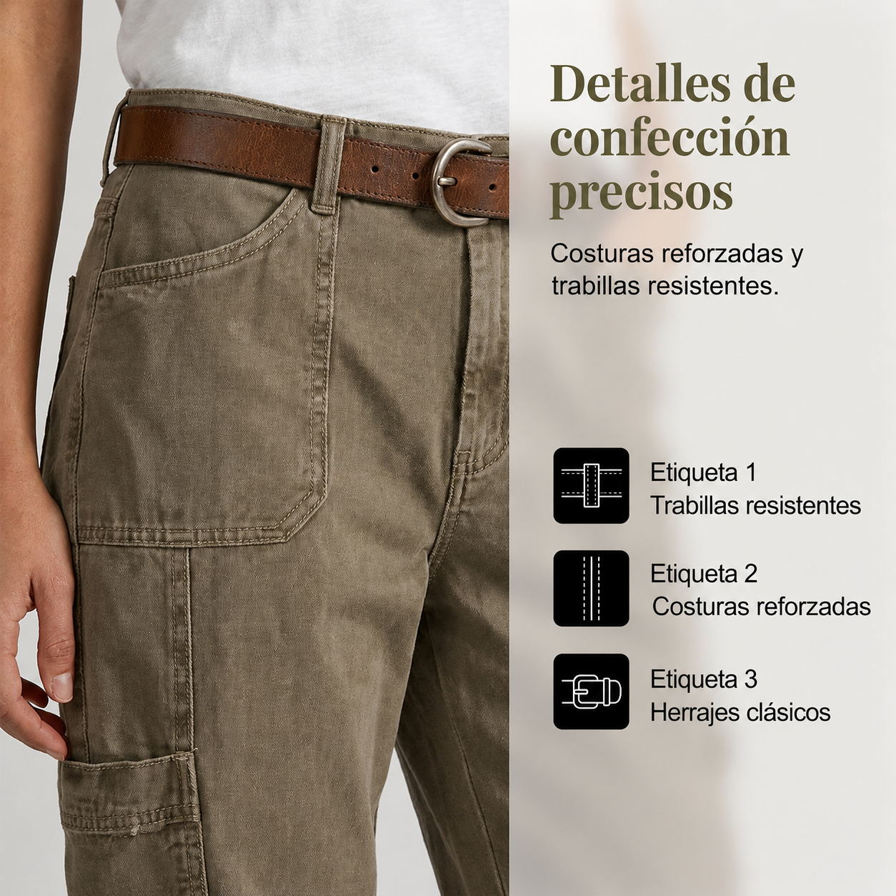 📢 Oferta de mitad de temporada: −50% por tiempo limitado ⏰👖 Pantalones cargo capri casuales para mujer: cómodos 3/4 con múltiples bolsillos, perfectos para el día a día, viajes y verano ☀️