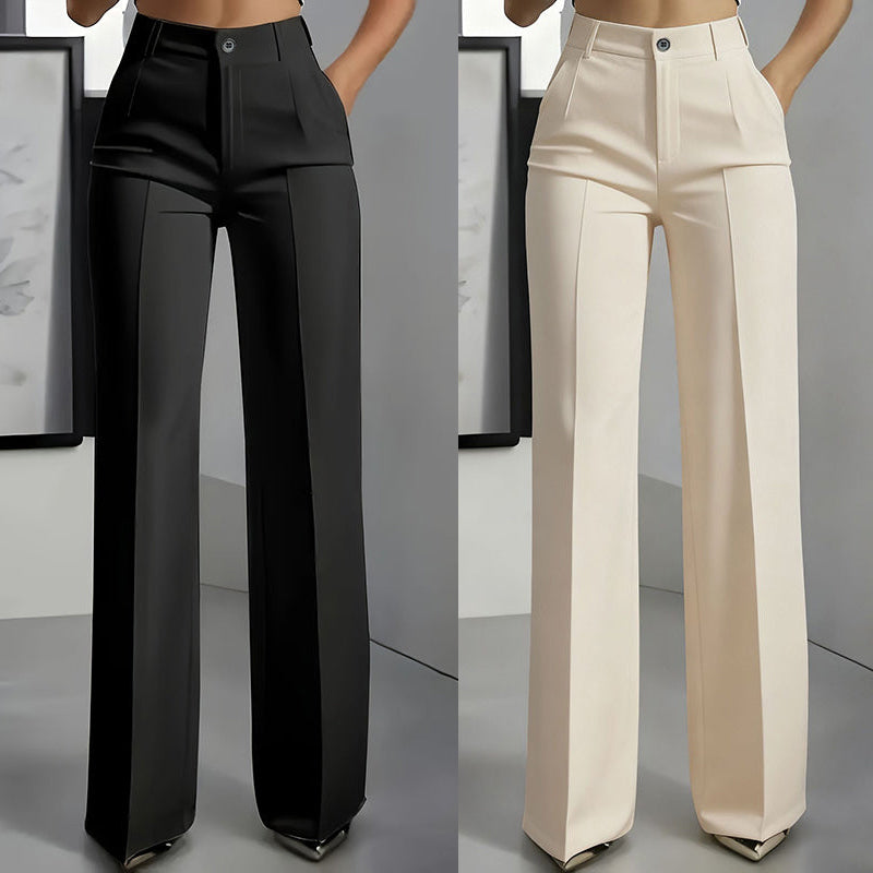 50% Descuento oferta por tiempo limitado ⏳Pantalon de Vestir de Tiro Alto