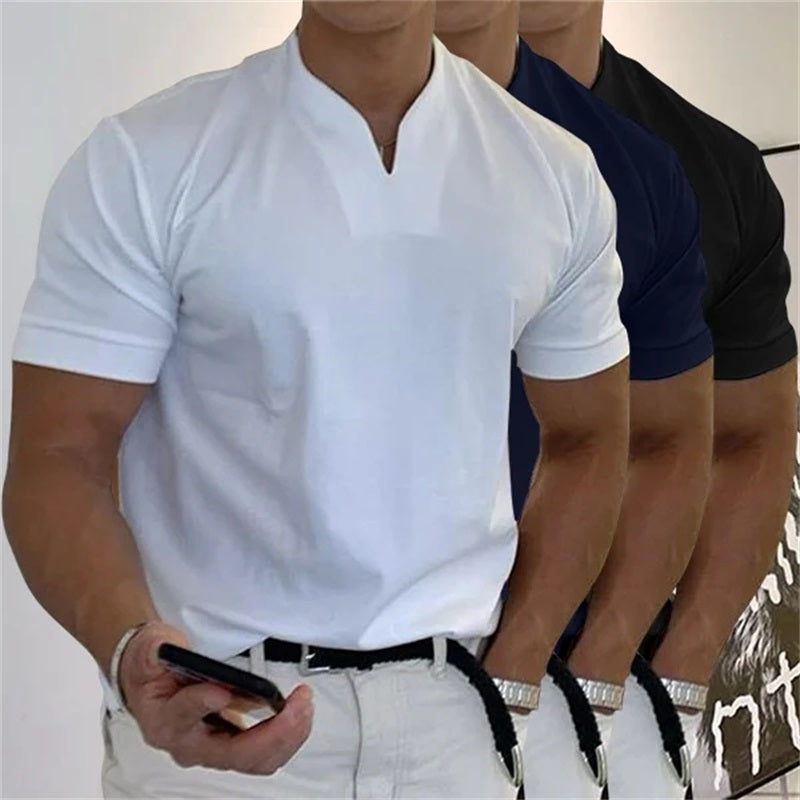 Camiseta Slim Fit Elegante para hombre 50% OFF Hoy