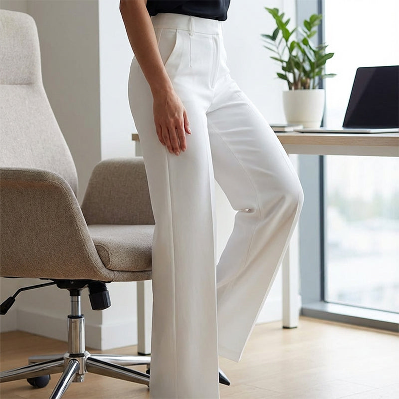50% Descuento oferta por tiempo limitado ⏳Pantalon de Vestir de Tiro Alto