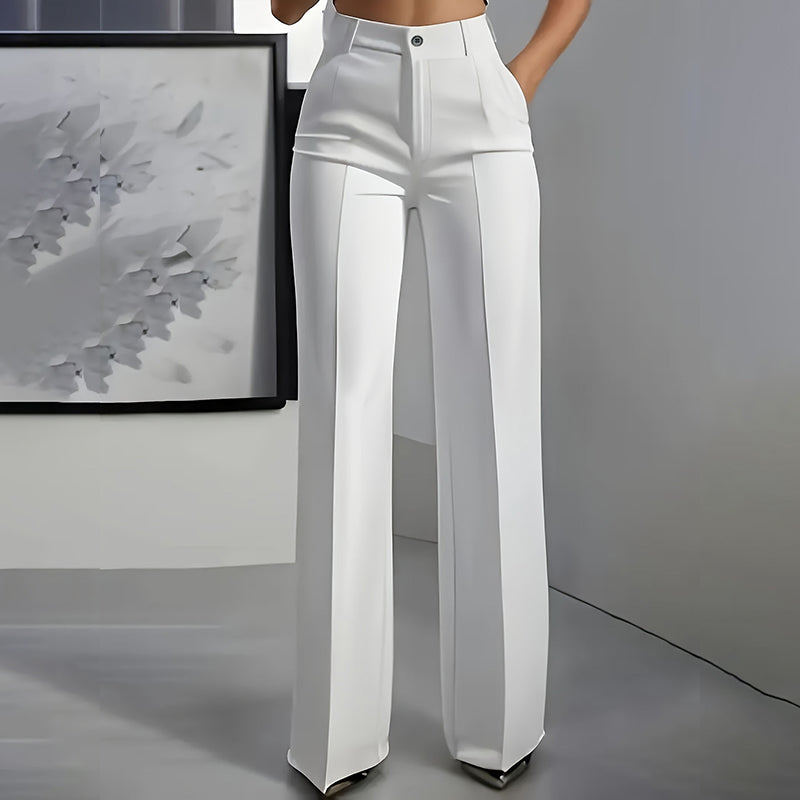 50% Descuento oferta por tiempo limitado ⏳Pantalon de Vestir de Tiro Alto