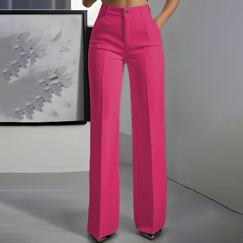 50% Descuento oferta por tiempo limitado ⏳Pantalon de Vestir de Tiro Alto