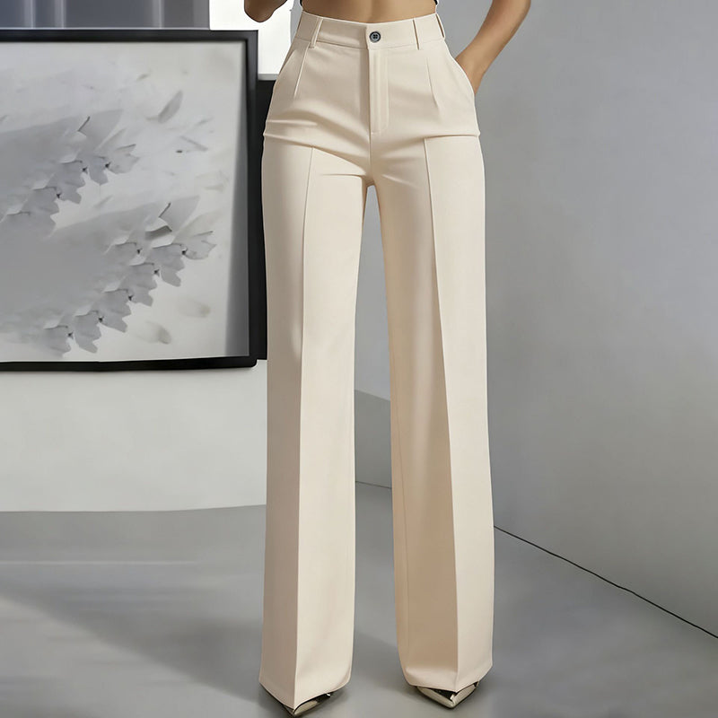 50% Descuento oferta por tiempo limitado ⏳Pantalon de Vestir de Tiro Alto