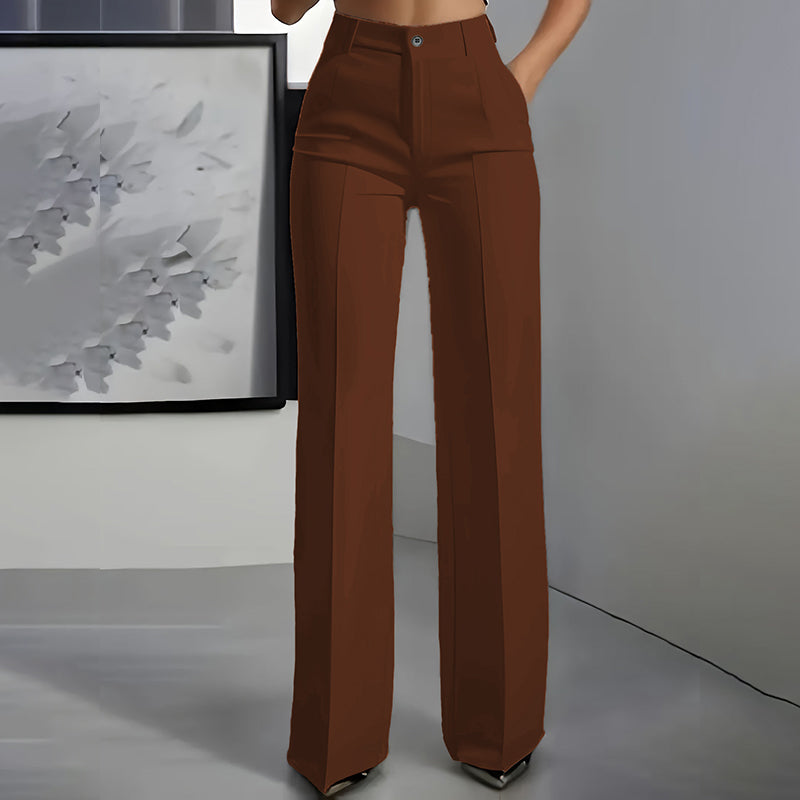 50% Descuento oferta por tiempo limitado ⏳Pantalon de Vestir de Tiro Alto