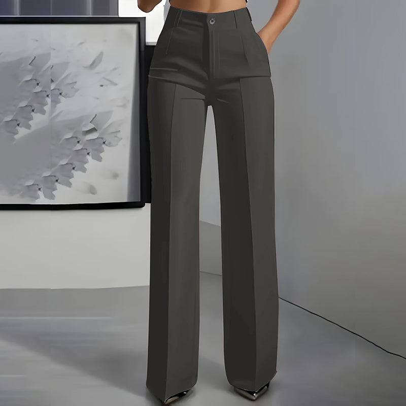 50% Descuento oferta por tiempo limitado ⏳Pantalon de Vestir de Tiro Alto